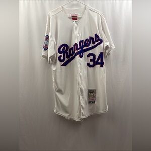 Mitchell & Ness Authentic 1993 Nolan Ryan Jersey Texas Rangers Size 54 3XL MLB